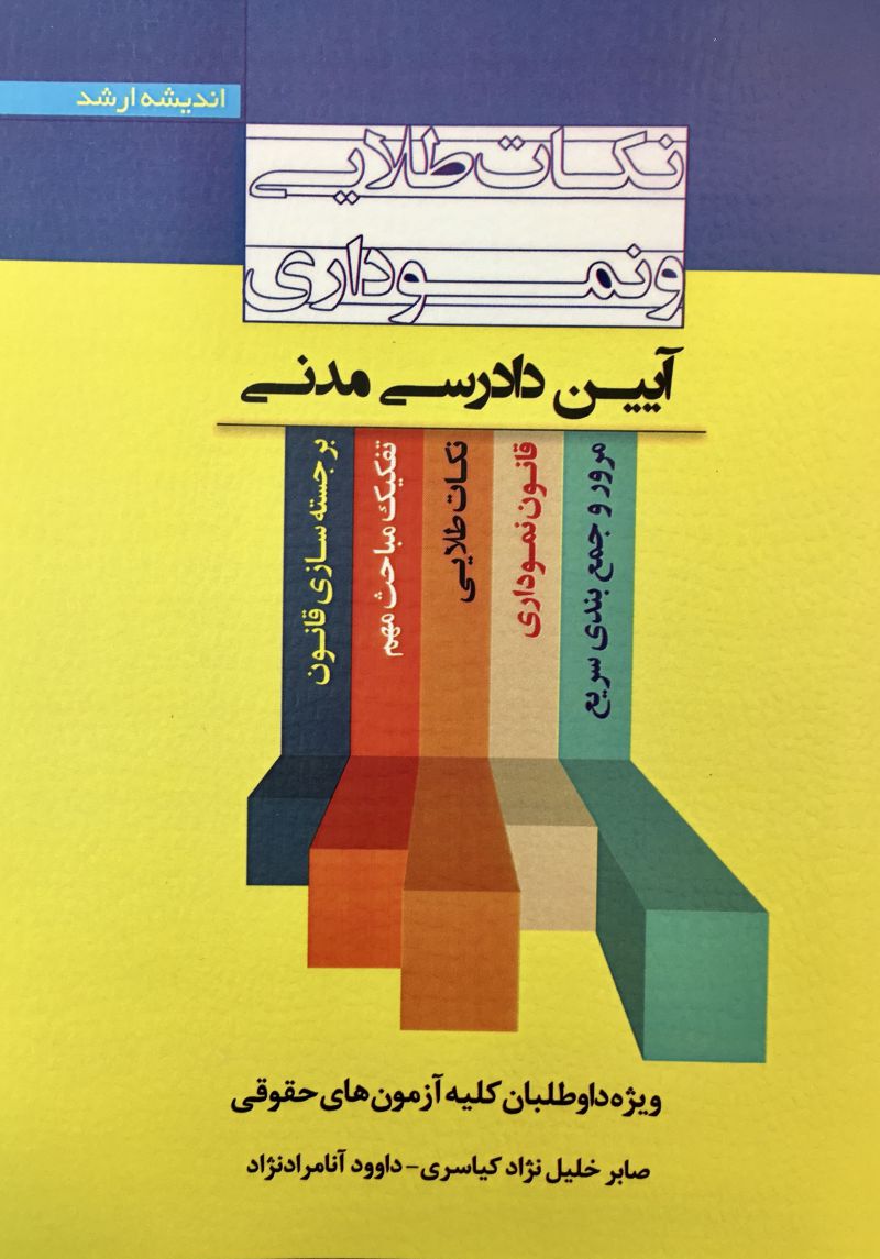 نكات طلايي و نموداري آيين دادرسي مدني / صابر خلیل نژادكياسري / داوود آنامرادنژاد