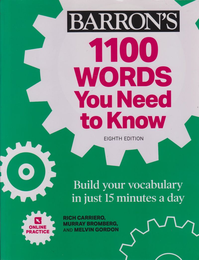 Barron’s 1100 Words You Need To Know 8th Edition.1100لغت
